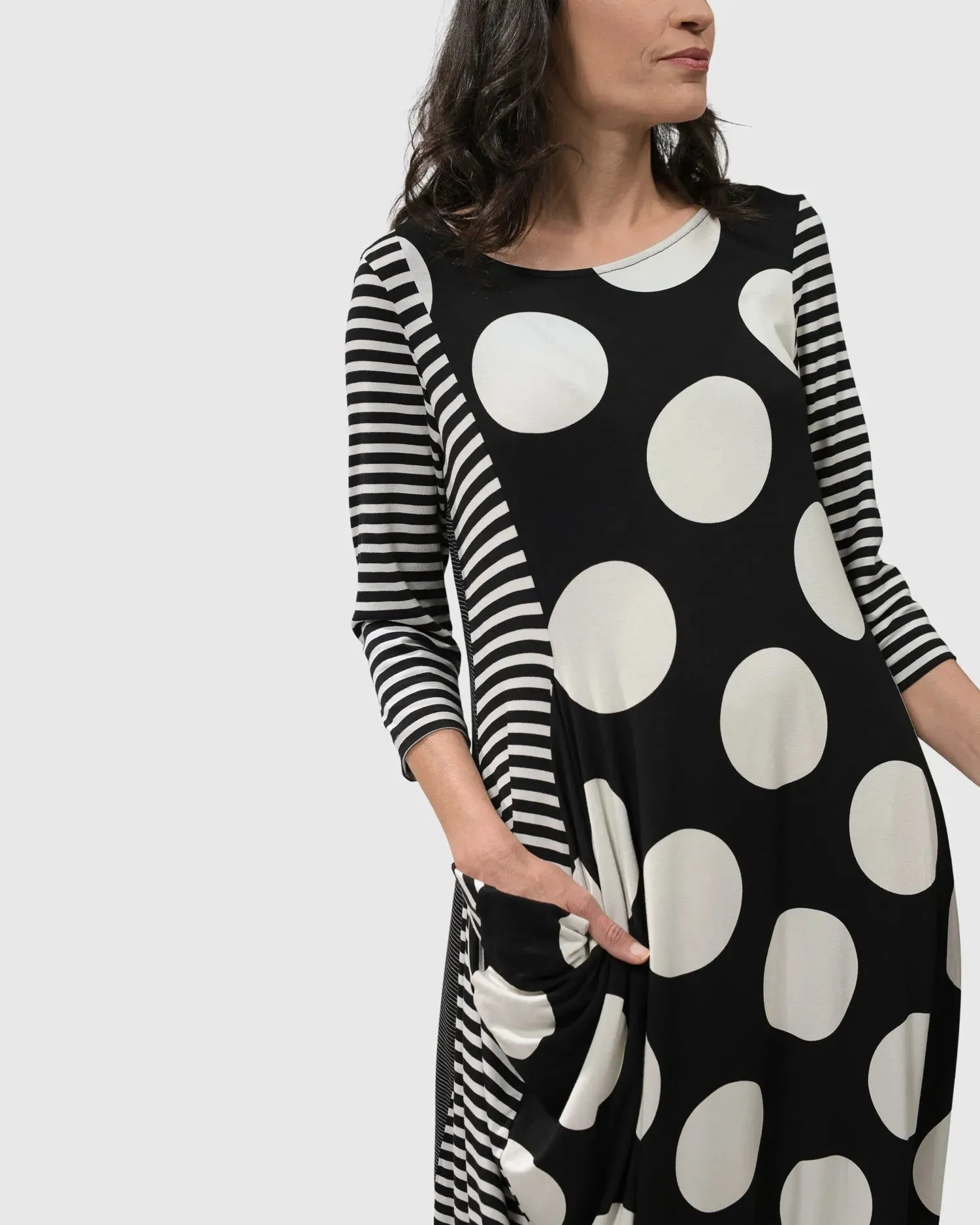 MINNIE MIDI DRESS MONO