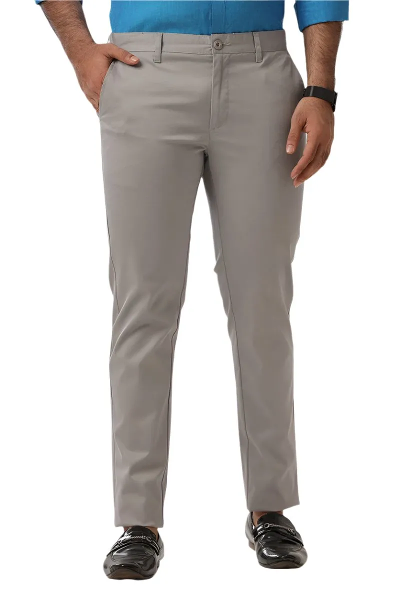 Monaco - Light Gray and Steel Gray Pack of 2 Trousers For Men | Ariser