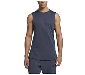 Nike Men's Dri-Fit Utility Training Tank-Thunder Blue-Small