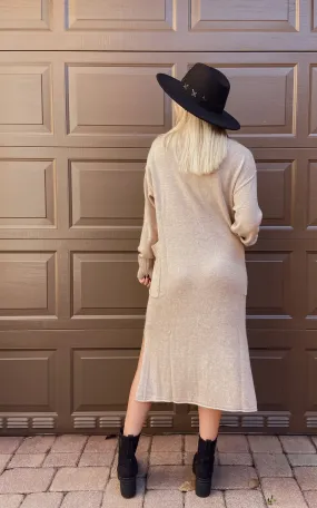 Paisley Knit Midi (Oatmeal)