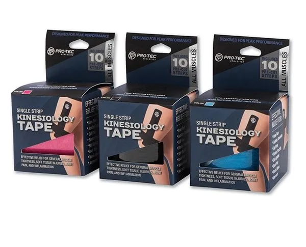 Pro-Tec Kinesiology Tape Pre Cut