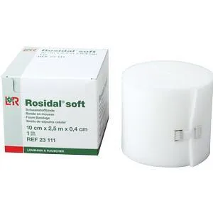 Rosidal Soft Foam Padding Bandage 4" x .16" x 2.7 yds.