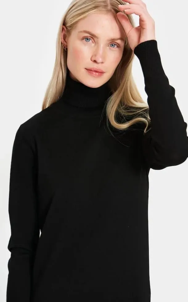 Saint Tropez- Mila Roll Neck Knit Dress