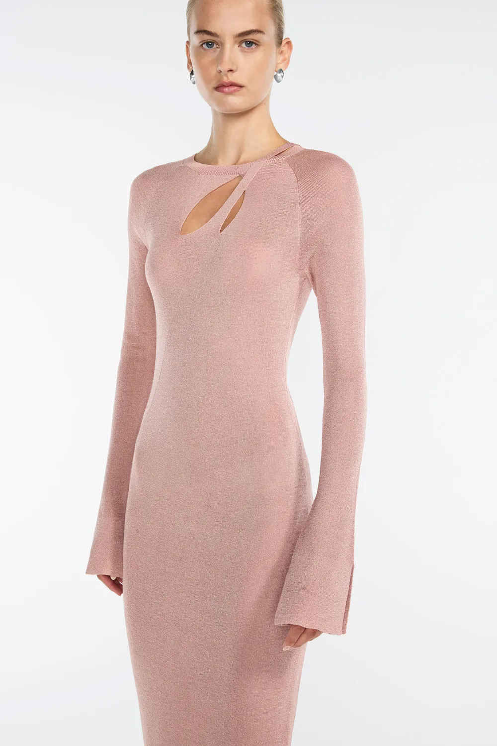 Shimmer L/s Knit Dress