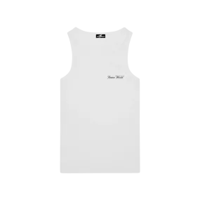 SIGNATURE HEAVY RIB VEST - WHITE