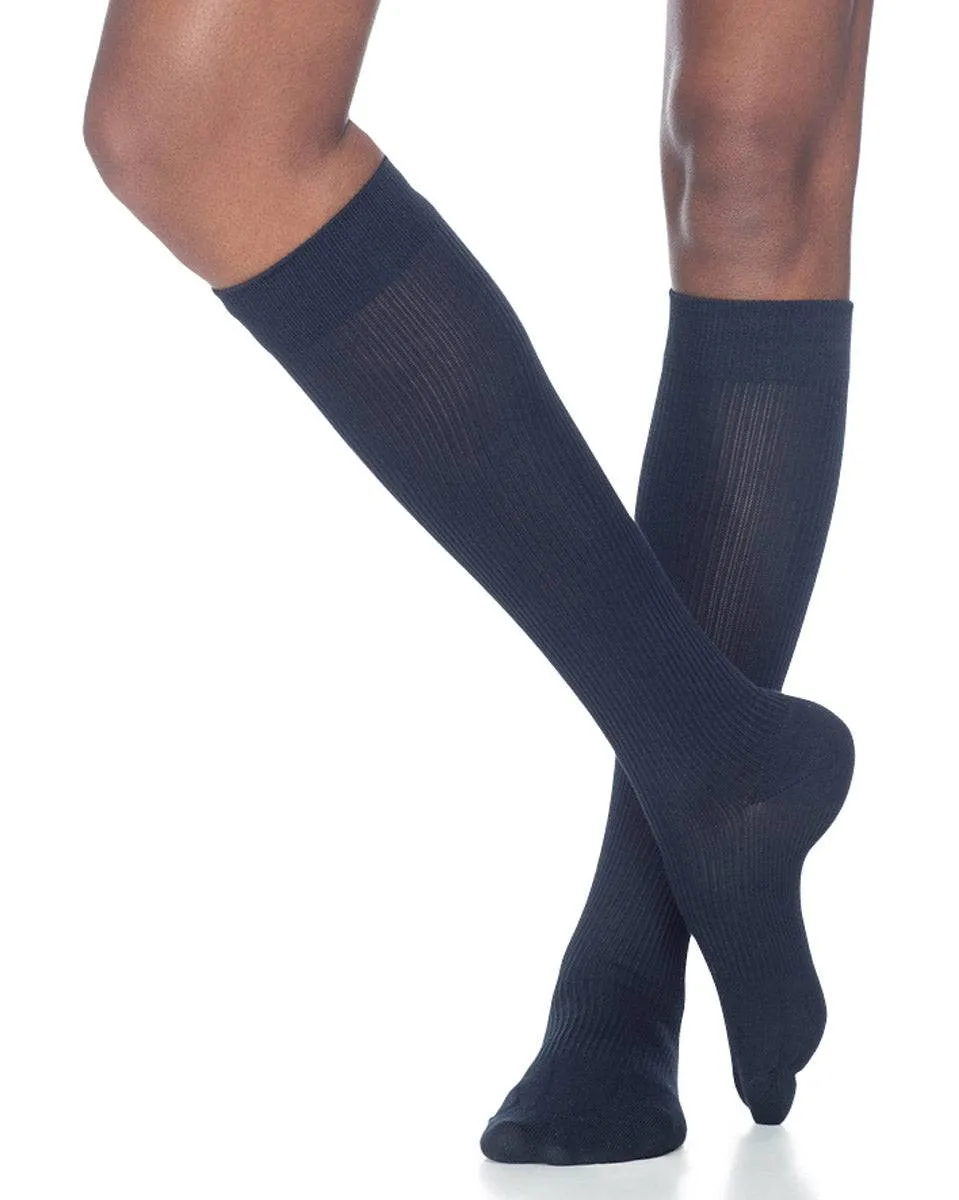 Sigvaris 230 Cotton Series Women's Closed Toe Knee Highs 30-40 mmHg - 233C