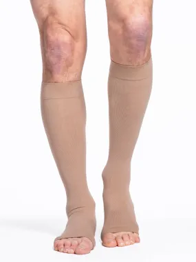 Sigvaris Cotton  Unisex Knee High  20-30mmHg-Open Toe