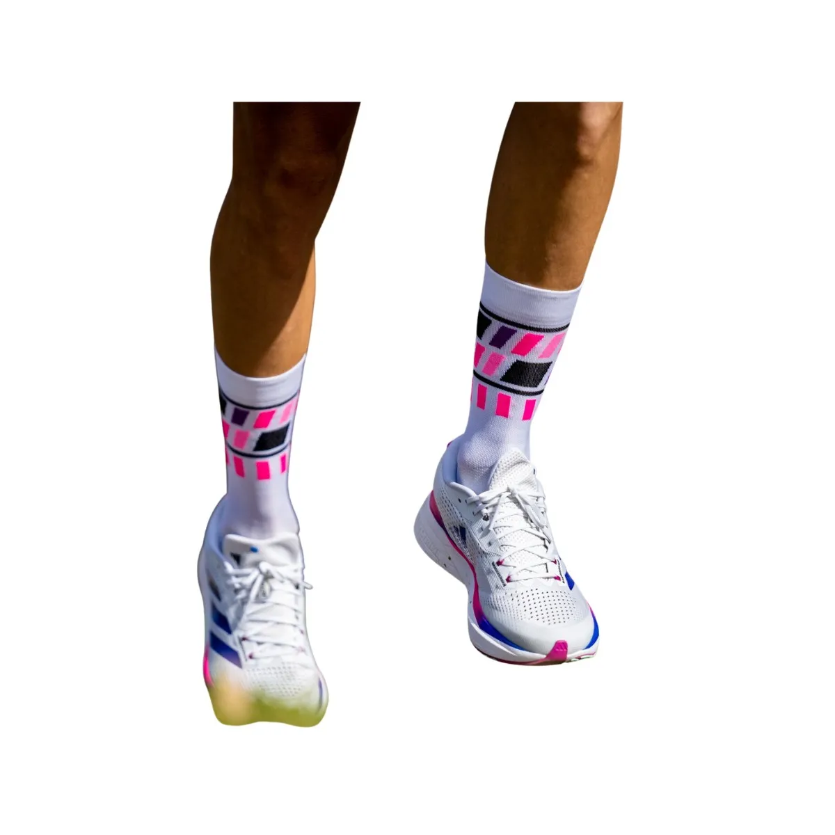 Socks Sporcks Trace White Pink