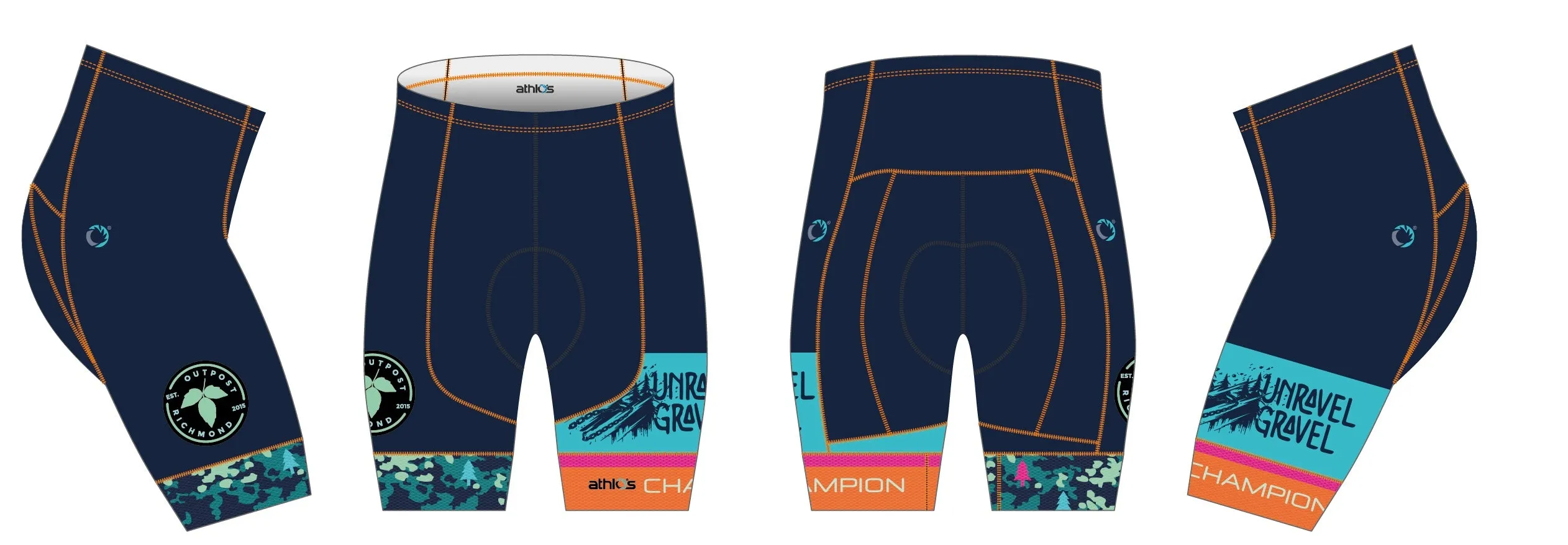 Split-Zero Short Men's- Unravel Gravel Champion