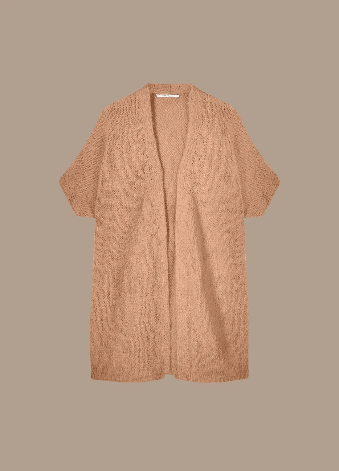 Summum Old Peach Mohair Cardigan