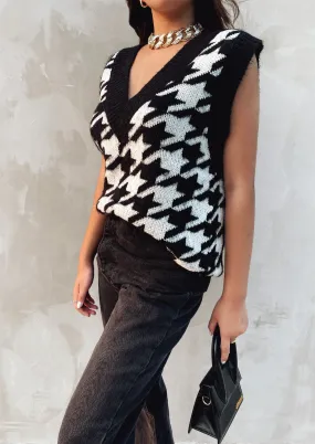 Sydney Houndstooth Vest