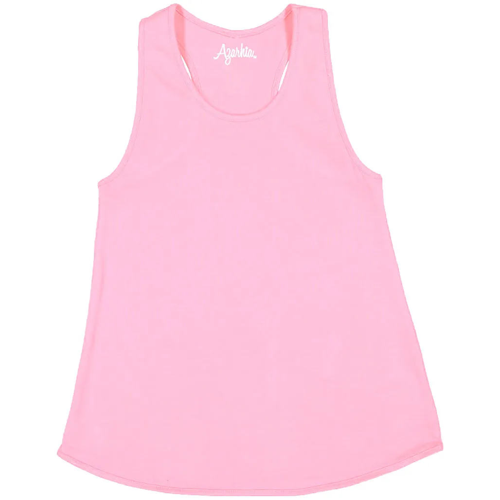 Tank Top with Racer Back in Light Pink