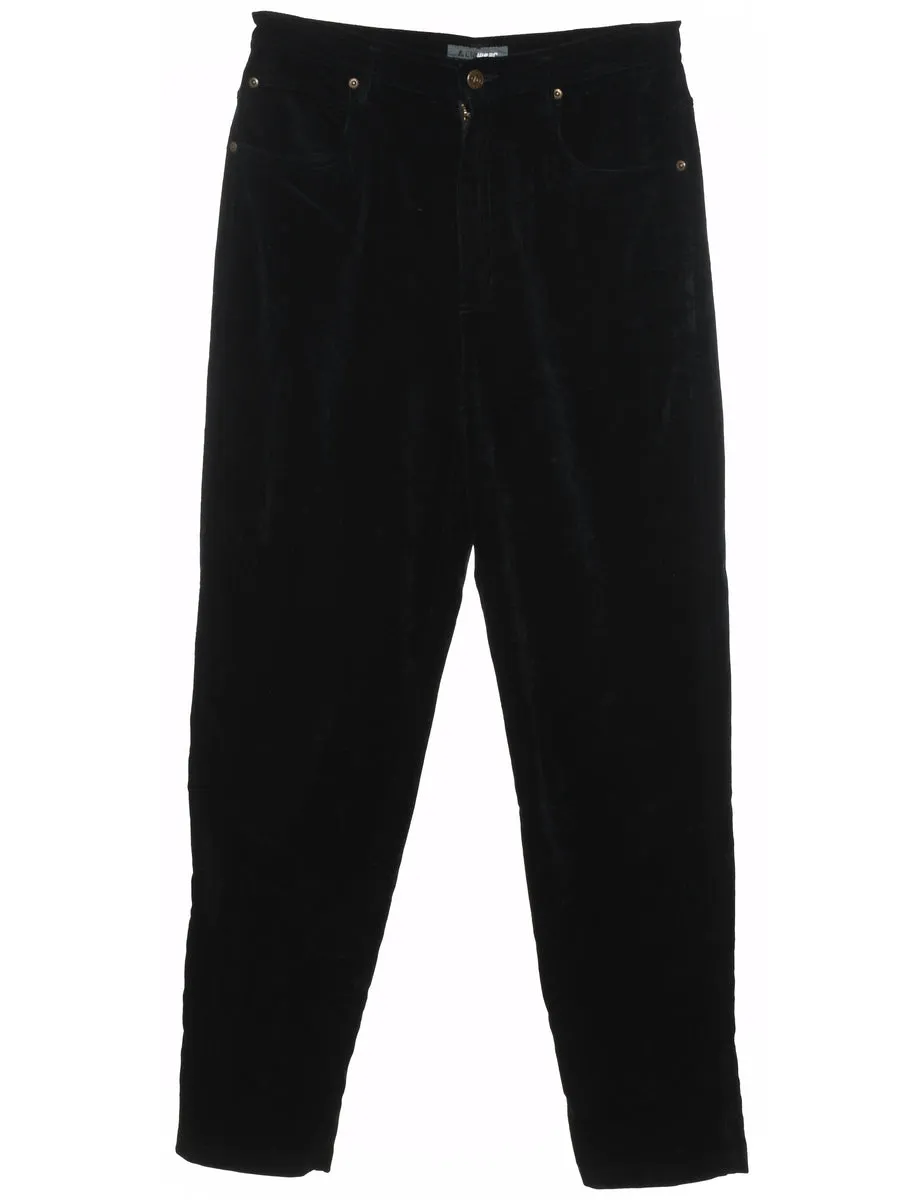 Tapered Velvet Trousers - W30 L31