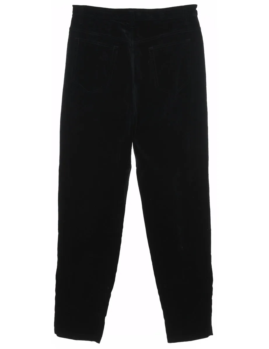 Tapered Velvet Trousers - W30 L31