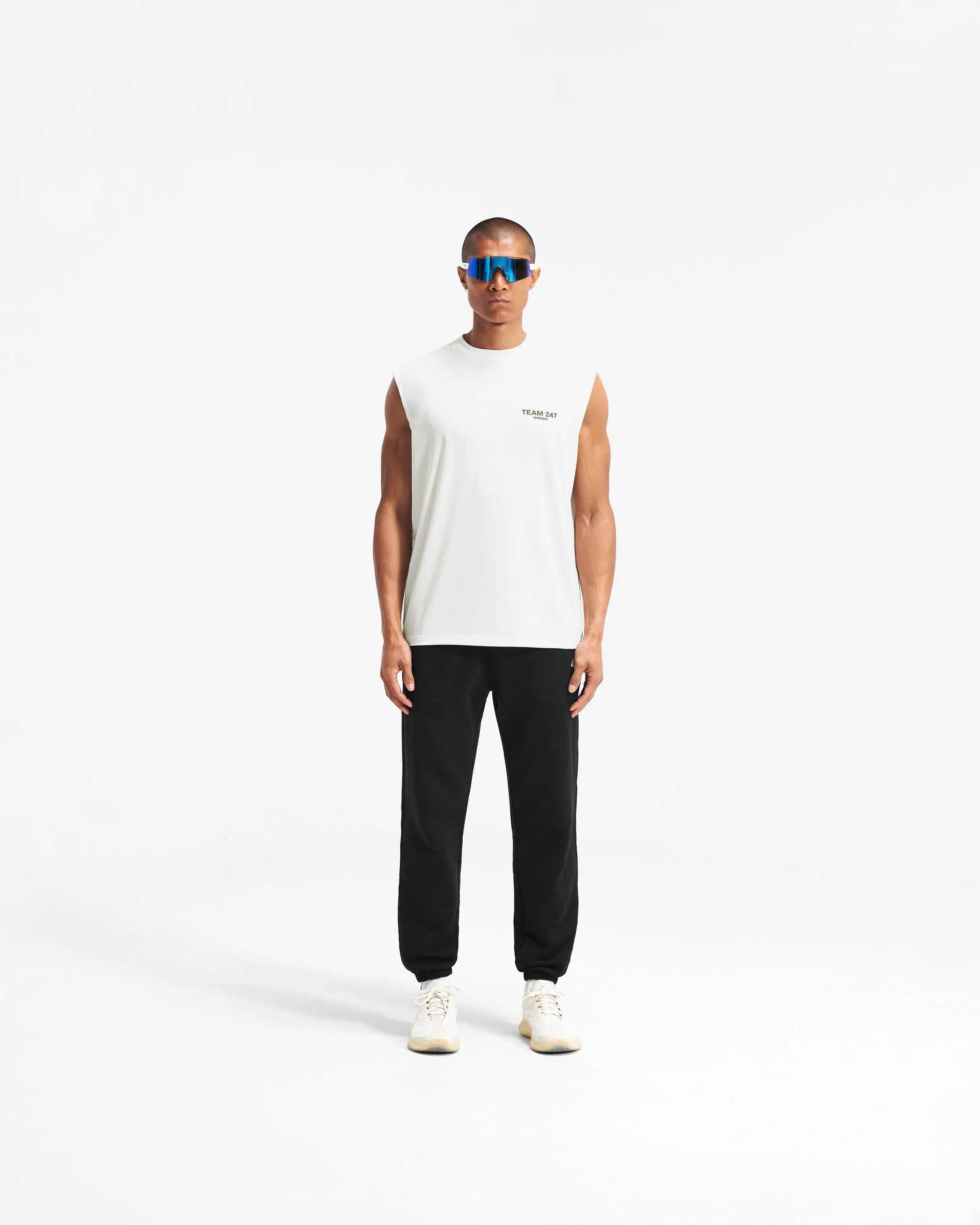 Team 247 Oversized Tank - Flat White