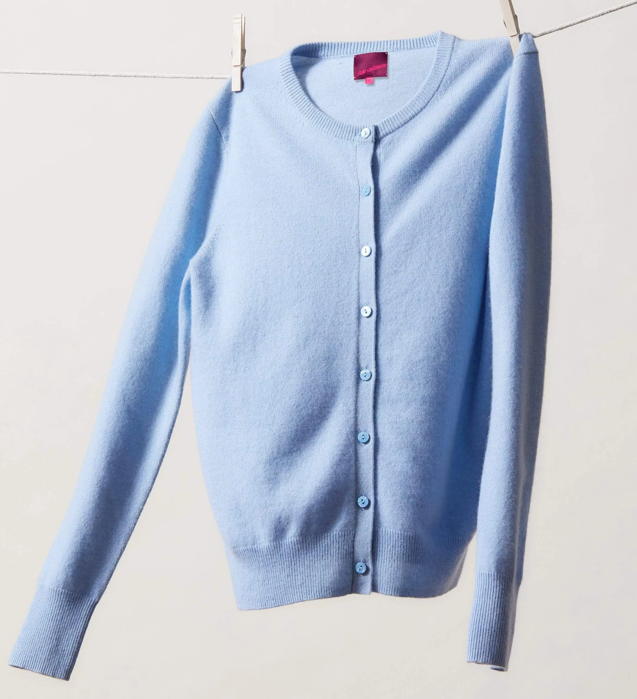 The Crewneck Button-Down Cashmere Cardigan