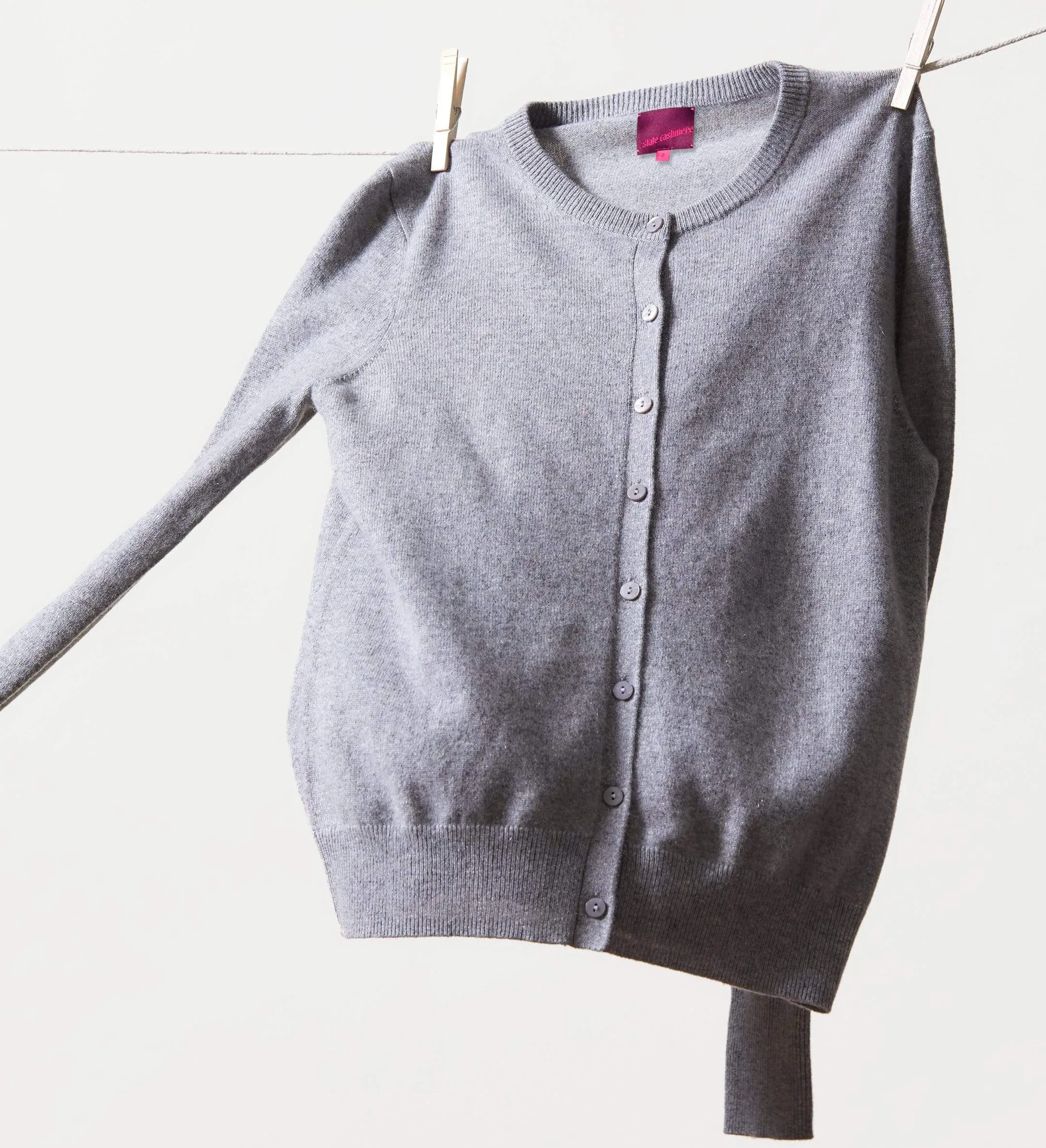 The Crewneck Button-Down Cashmere Cardigan