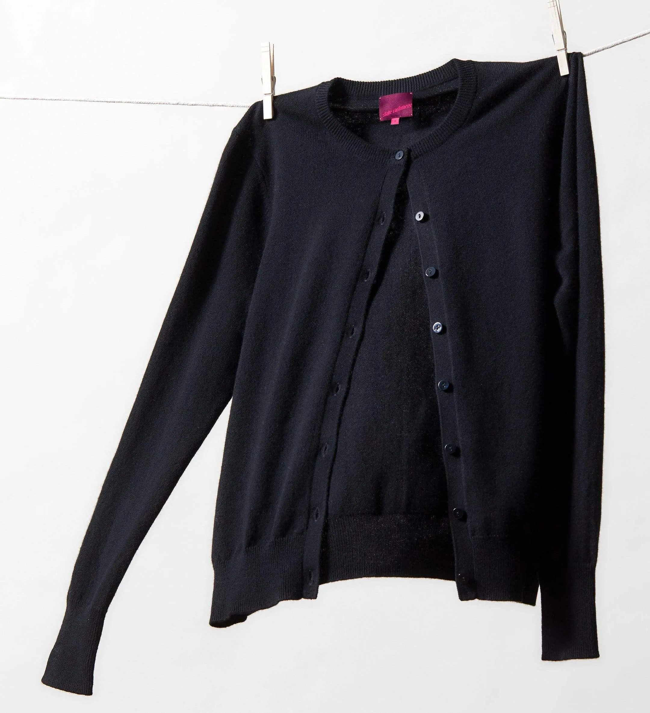 The Crewneck Button-Down Cashmere Cardigan