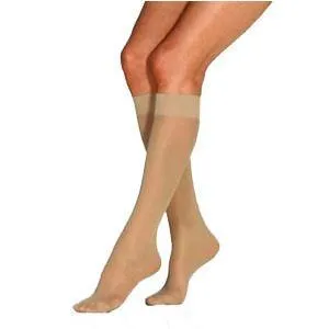 UltraSheer Knee-High Extra-Firm Compression Stockings Large, Natural