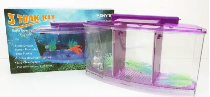 VENY BBT4S Triple Betta Tank