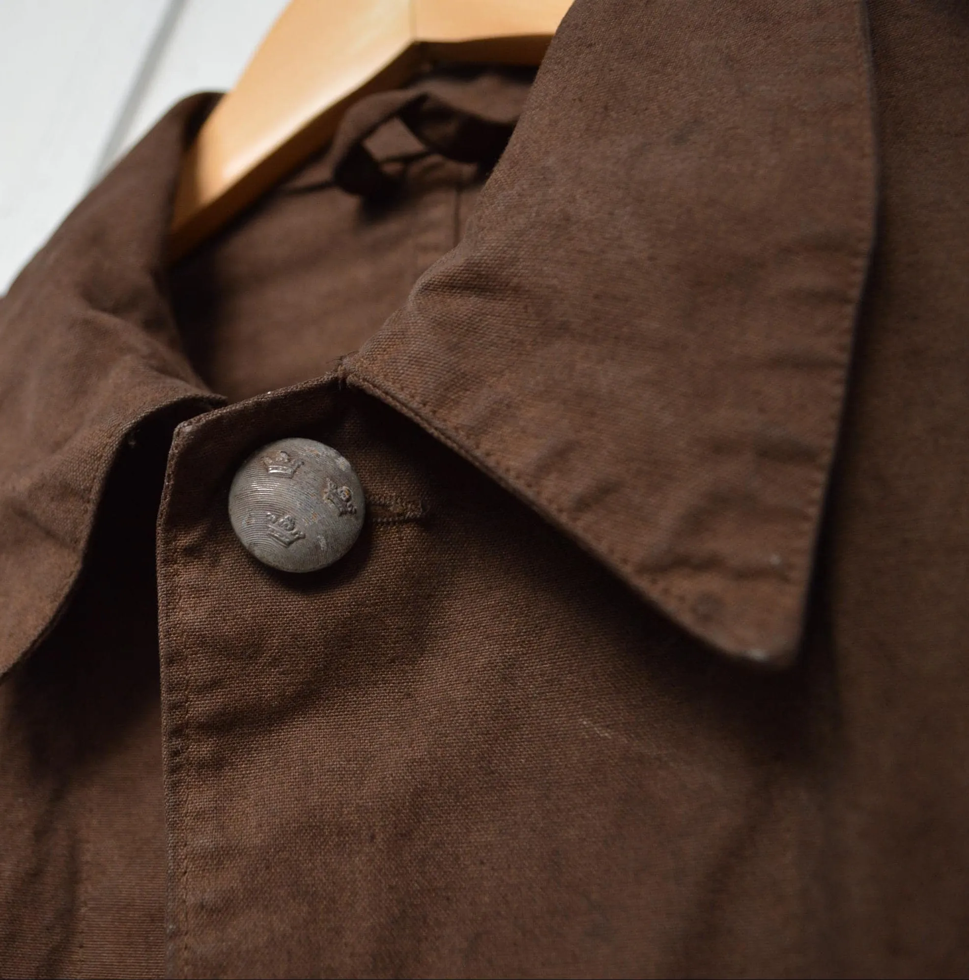 Vintage 60s Brown Canvas Jacket